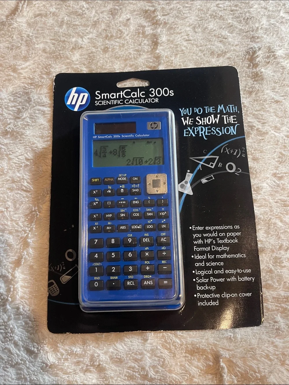 HP SmartCalc 300s Scientific Calculator - Blue NEW